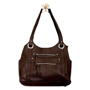 Concealed Carry Leather Purse CCW Locking Gun Shoulder Bag Handbag NWOT